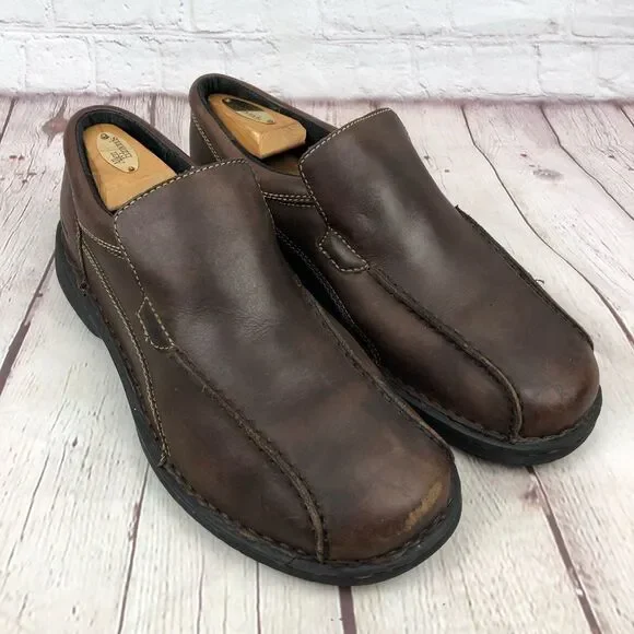 Skechers | Shoes | Skechers Brown Leather Slip On Loafers  display picture 2